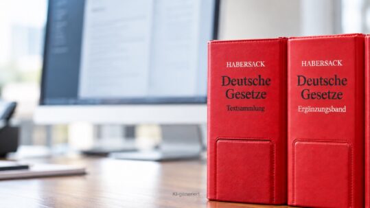 KI-generierte Darstellung: Habersack Deutsche Gesetze und Sartorius Verfassungs- und Verwaltungsgesetze